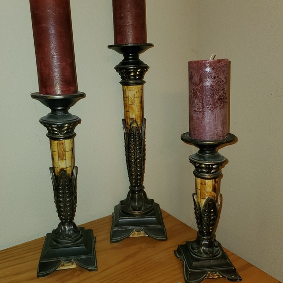 Resin Candlesticks - Picture 4 of 8